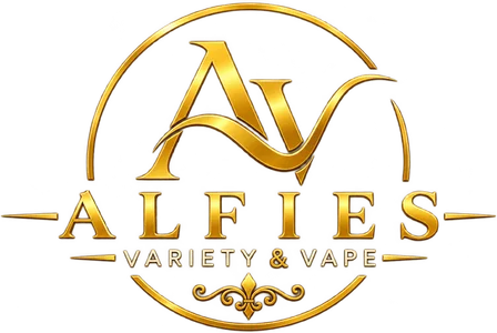 Alfie's Vape Store logo